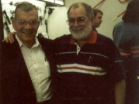 Bob Wesbrooks and Sam Jamison at a 1996 meeting in Wichita Falls. Jamison was Wesbrooks’ top salesman for 10 years.