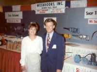 Lori Wesbrooks Stone and Garland Foster, Shop Program Manager for TravelCenters of America during the TA Show in Nashville in 1994.