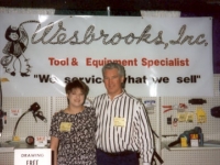 Dave Latimer, Petro Lube Operations Manager, and Lori Wesbrooks Stone at the 1996 NATSO Truck Stop Show in San Antonio.